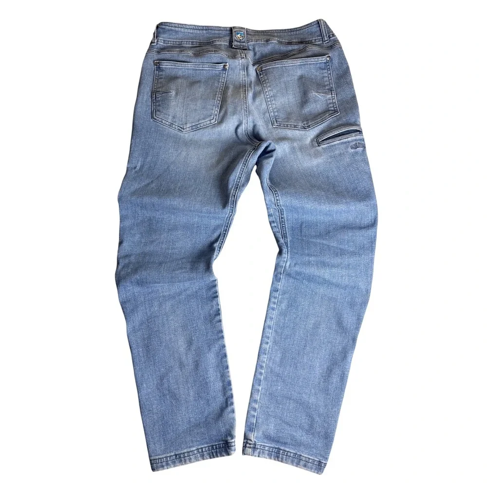 Kuhl Men’s Straight Jeans Light Blue Denim